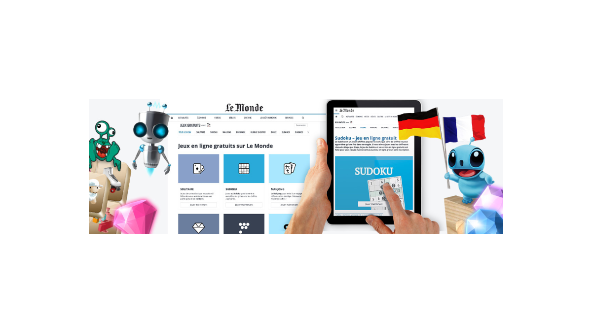 kr3m aus Karlsruhe startet Onlinespiele-Plattform für Le Monde