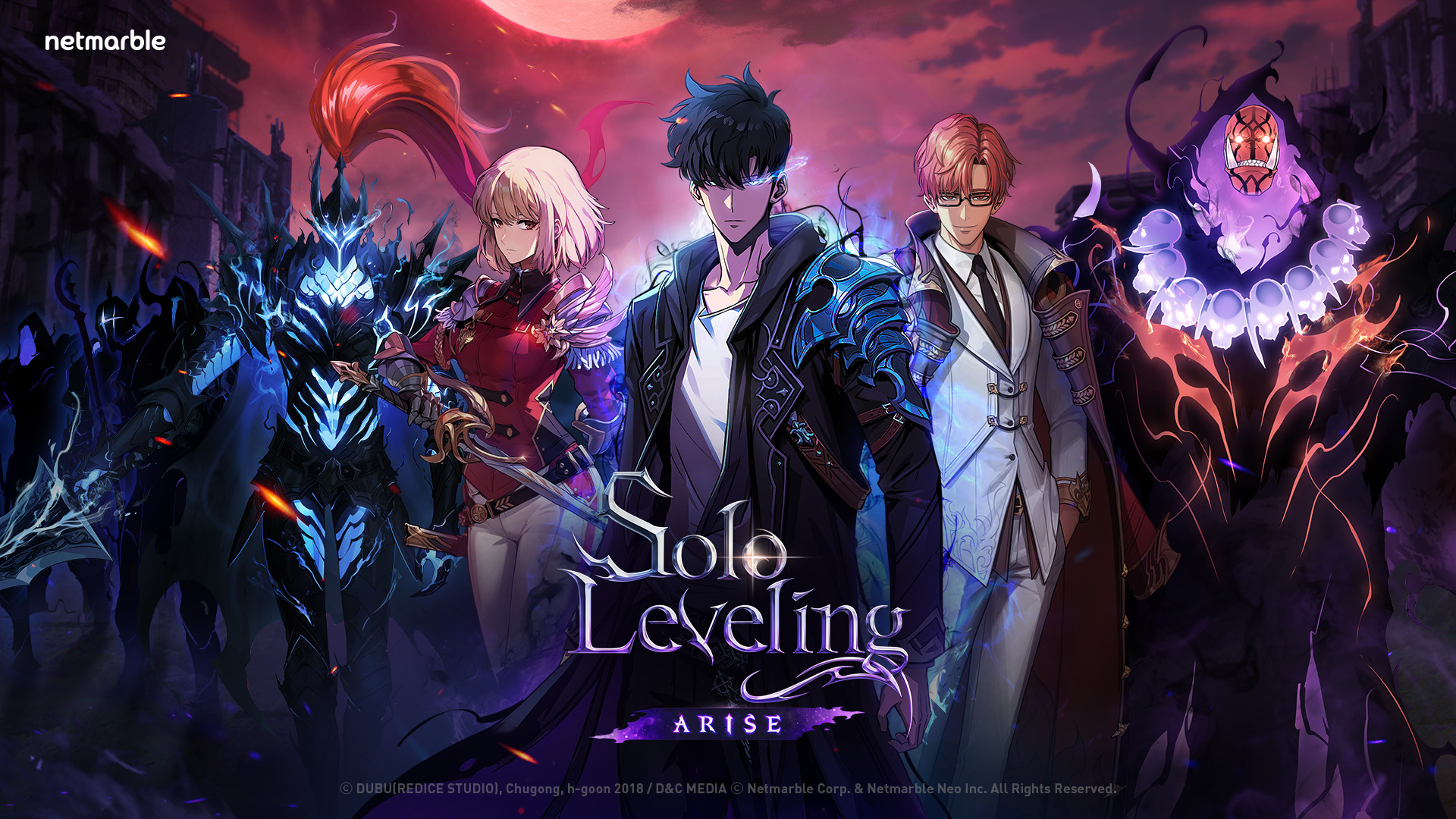 Netmarbles actiongeladenes RPG Solo Leveling: ARISE erscheint heute für PC und Mobile
