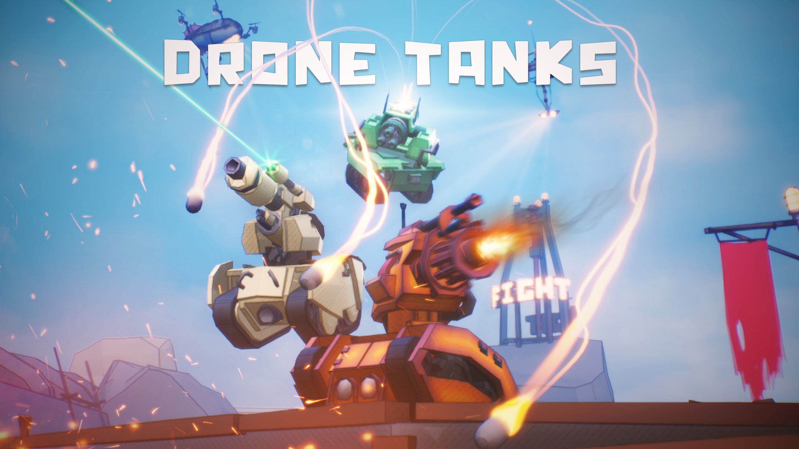 Fliegende Panzer mit Superkräften: DroneTanks auf der Gamescom erstmals spielbar